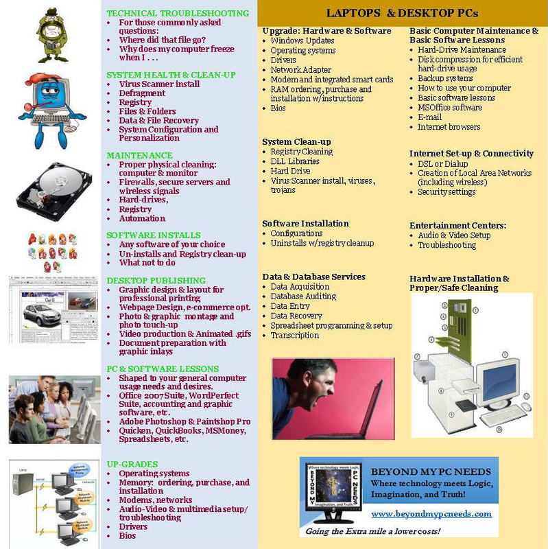 About Us Beyond My PC Needs